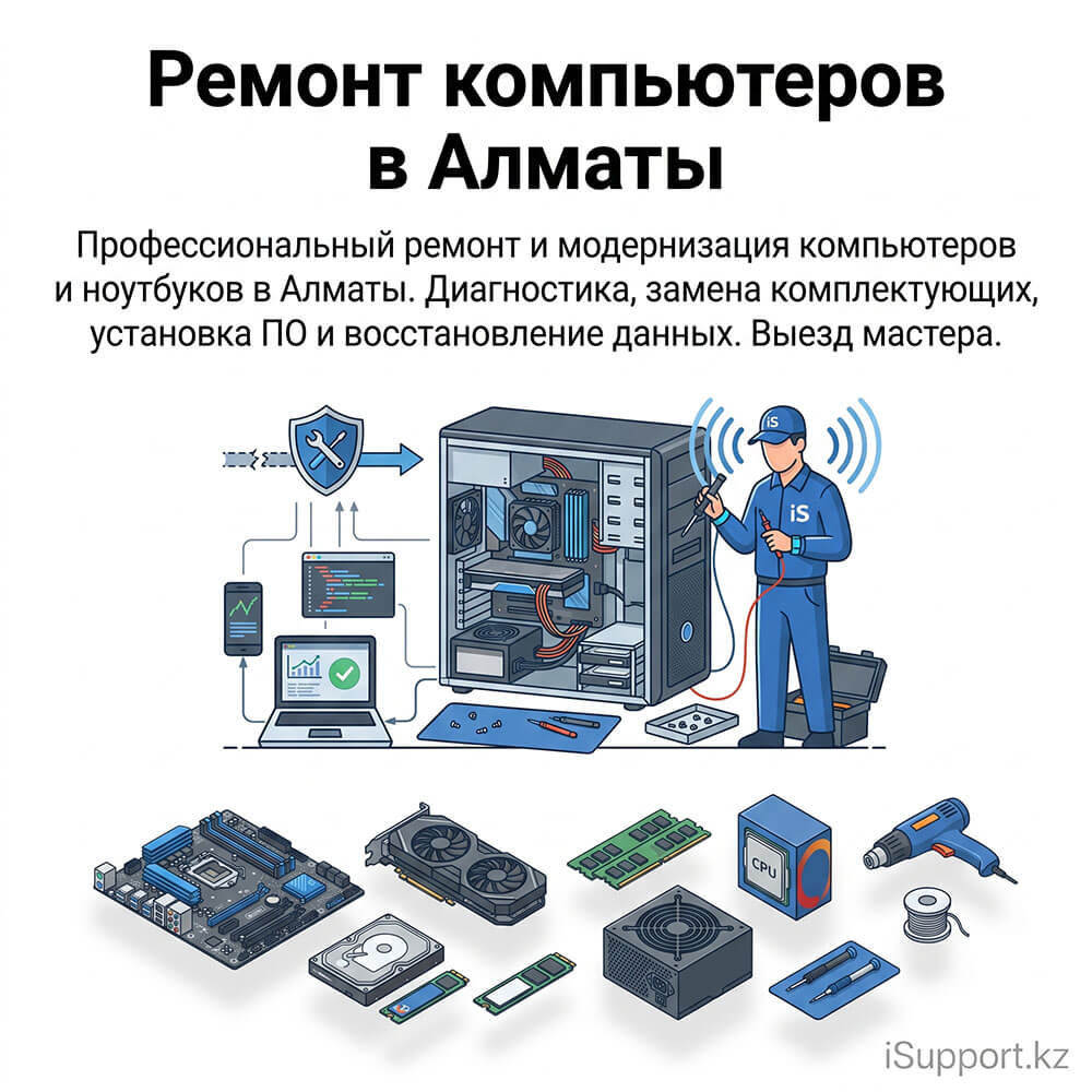Ремонт компьютеров в Алматы