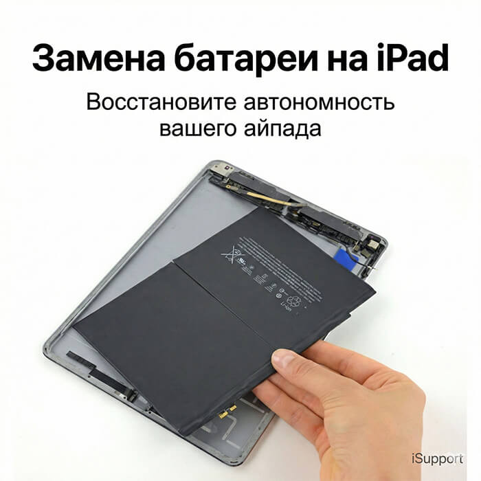 Замена батареи ipad