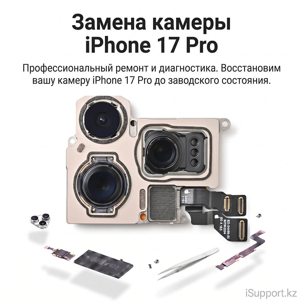 замена камеры iphone 17 pro в оригнале apple