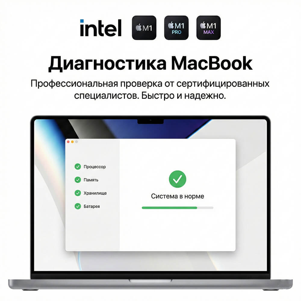 диагностика ноутбуков macbook air macbook pro