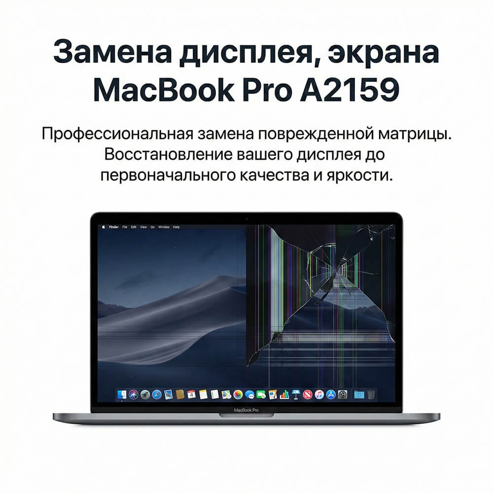 Замена матрицы MacBook Pro 13