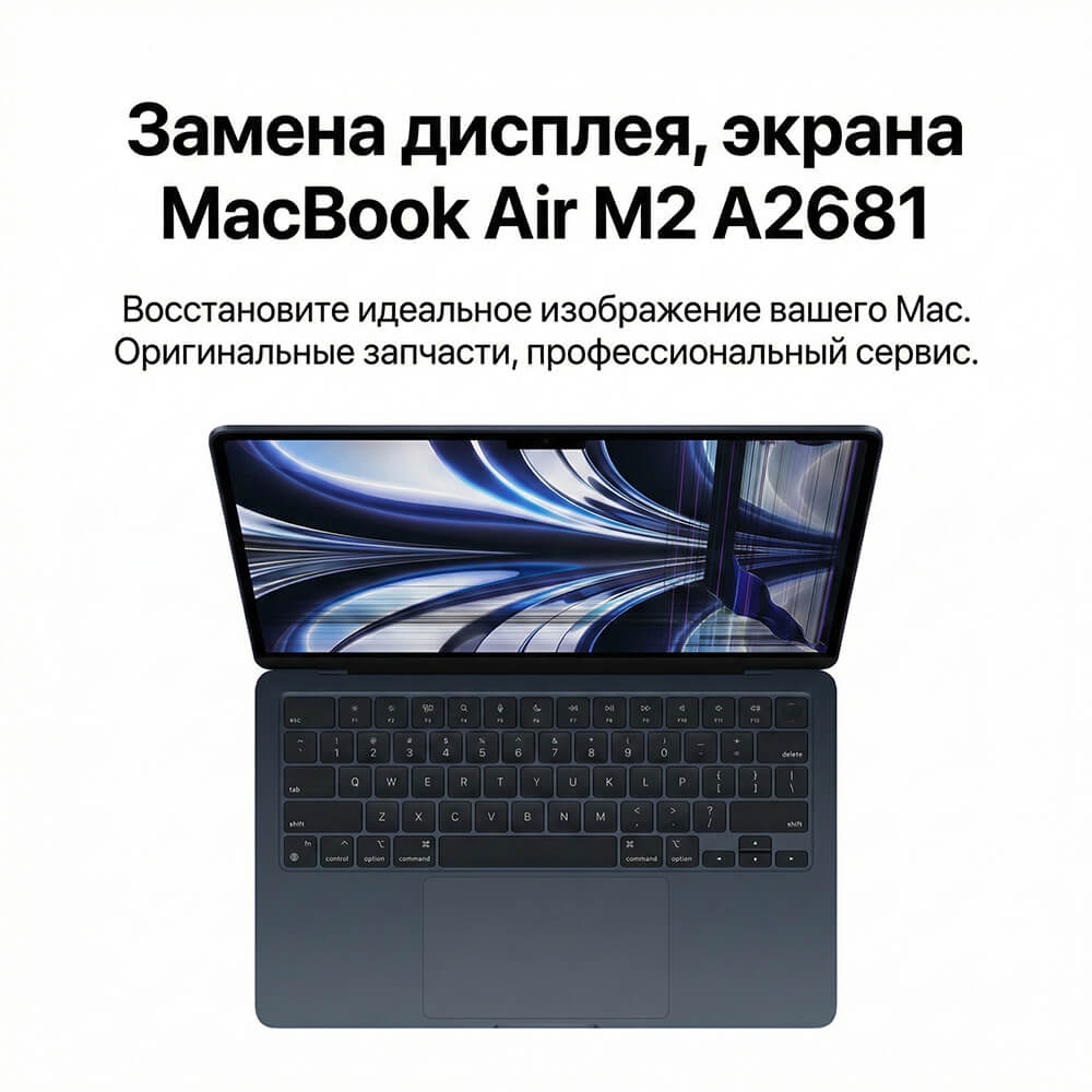 Замена матрицы MacBook air 13 (2022) A2681