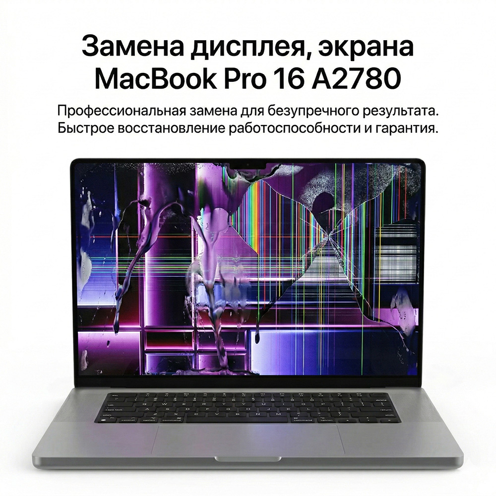 Замена матрицы MacBook Pro 16