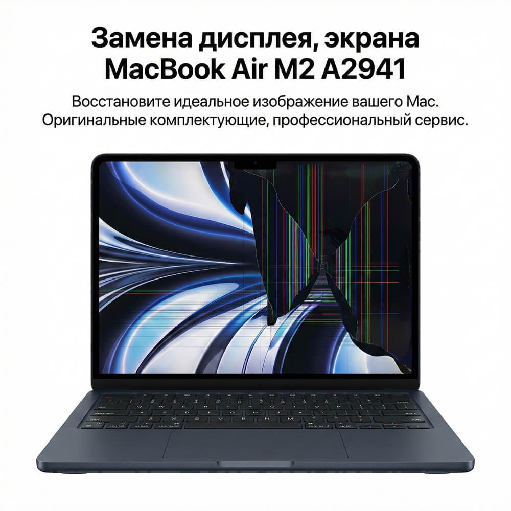 Замена матрицы экрана MacBook Air 15 A2941