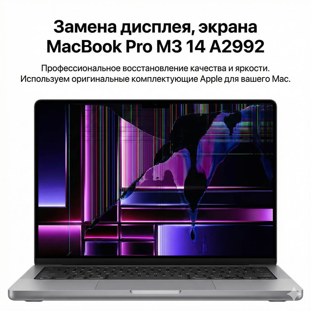 Замена матрицы экрана MacBook Pro 14 A2992