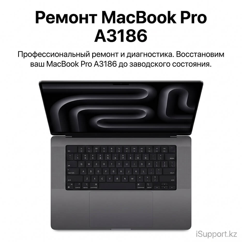 Ремонт MacBook Pro 16 M4 A3186 алматы