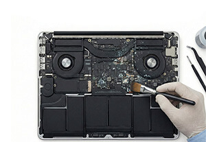 Чистка MacBook после залития