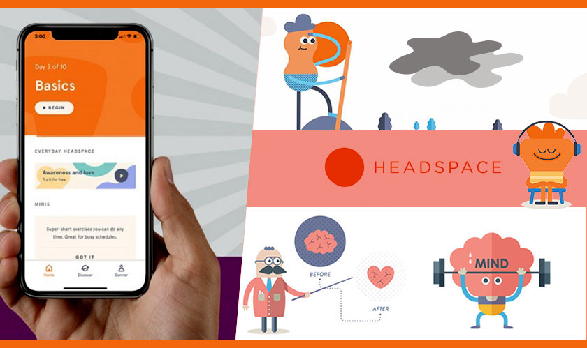 Headspace - приложение для медитации и здорового сна