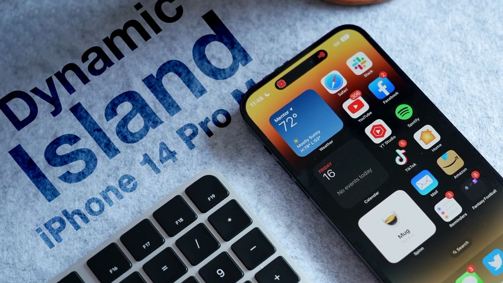 Отключить динамический контент острова в серии iPhone 14 Pro
