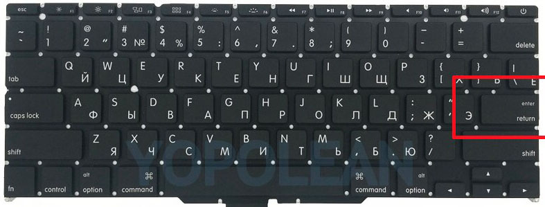 Клавиатура Keyboard for MacBook Air 11